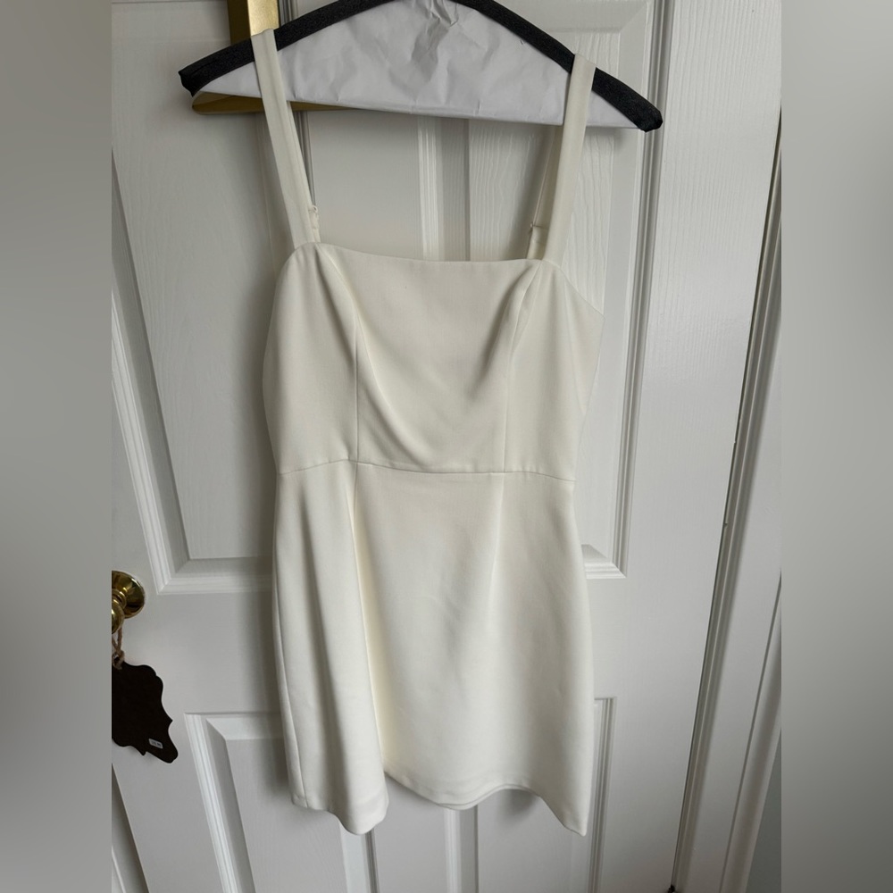 French connection white mini dress size 2